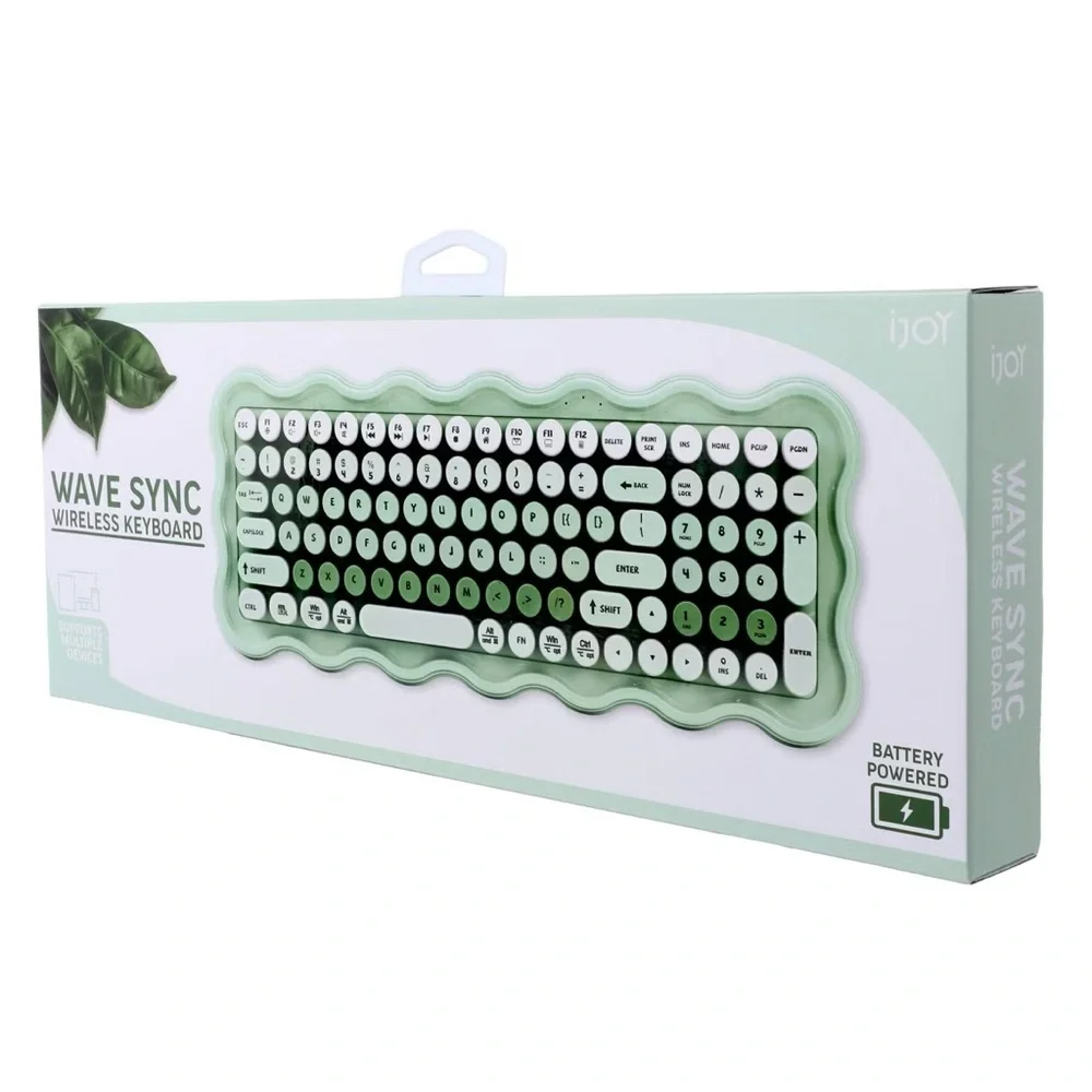 ijoy wave sync wireless keyboard (green)